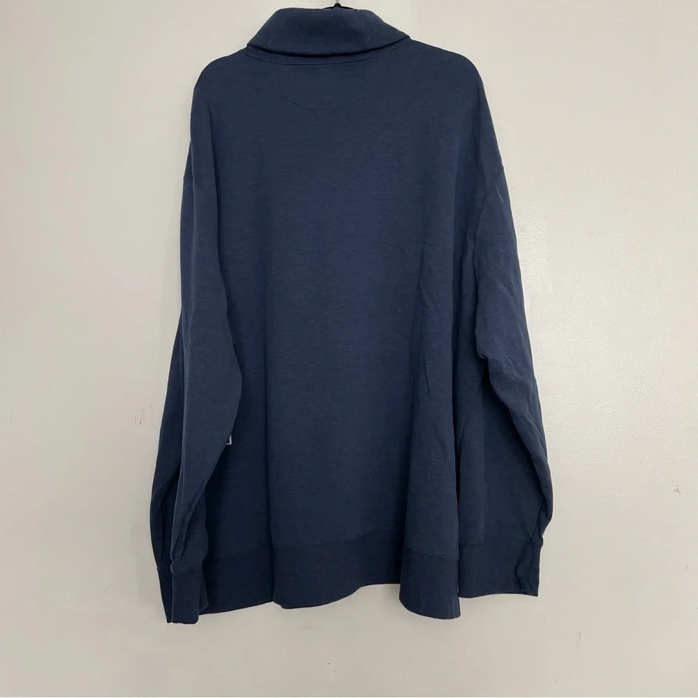Polo Ralph Lauren Navy Luxury Jersey Shawl-Collar Pullover Sweater Size 3XB